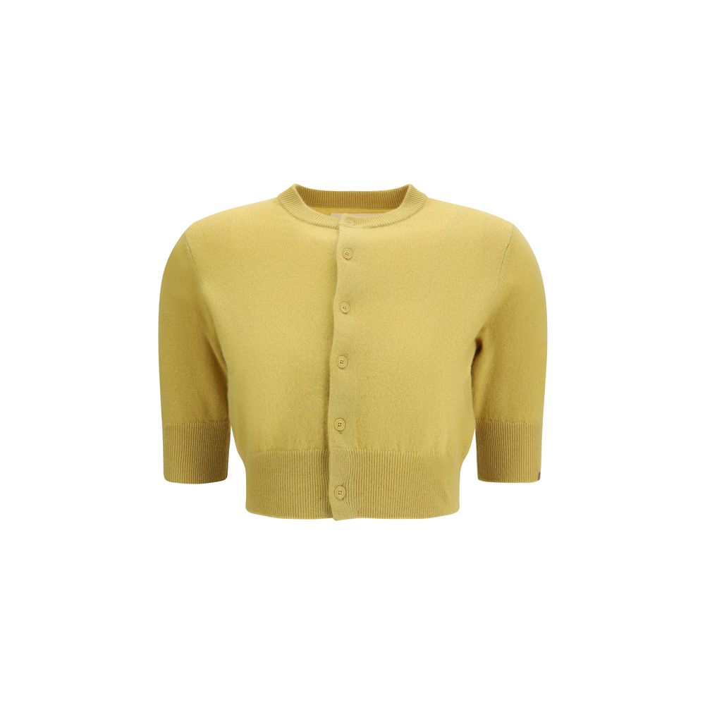 Bicolor Cashmere Cardigan