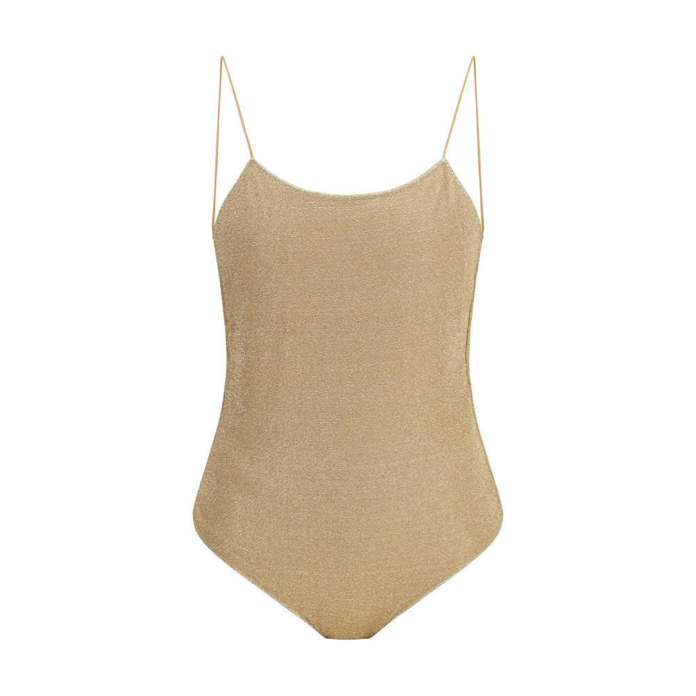 Gold Metal One-Piece Swimsuit