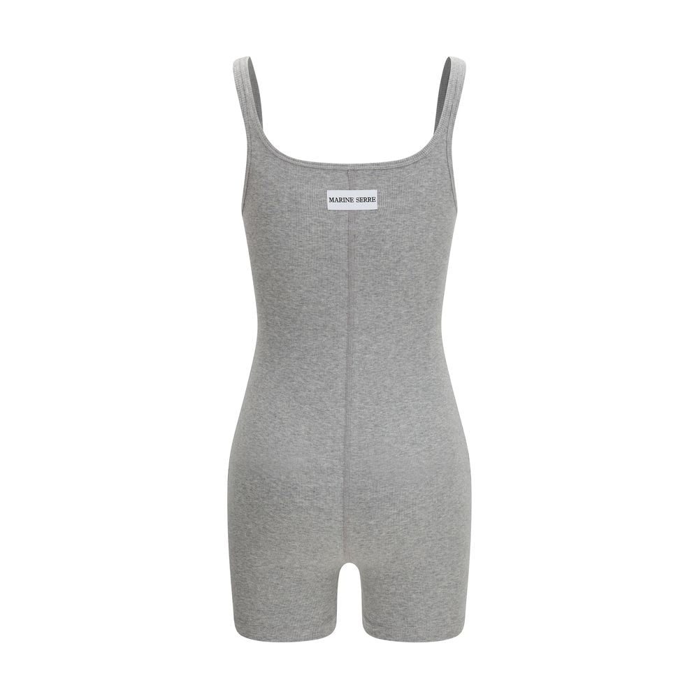 Gray Cotton Jumpsuit