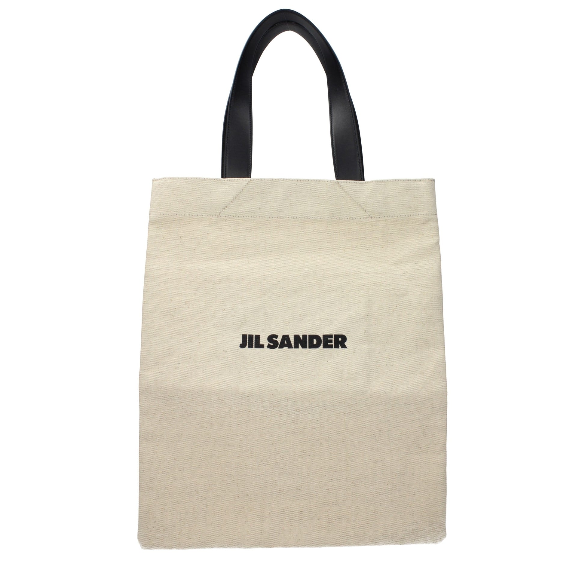 Beige Fabric Handbag