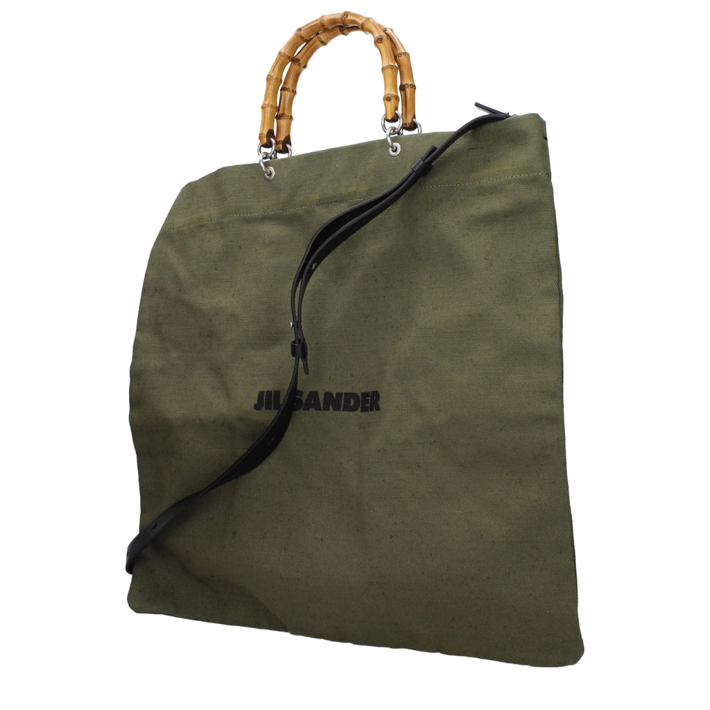 Green Fabric Handbag