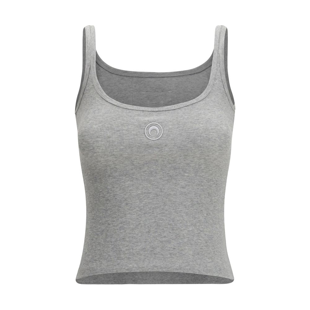 Gray Cotton Tank Tops