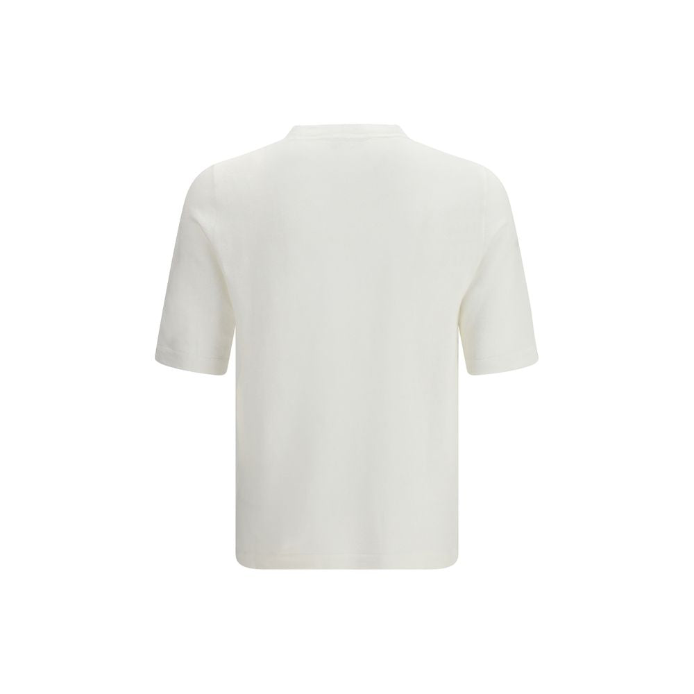 White Linen T-Shirt