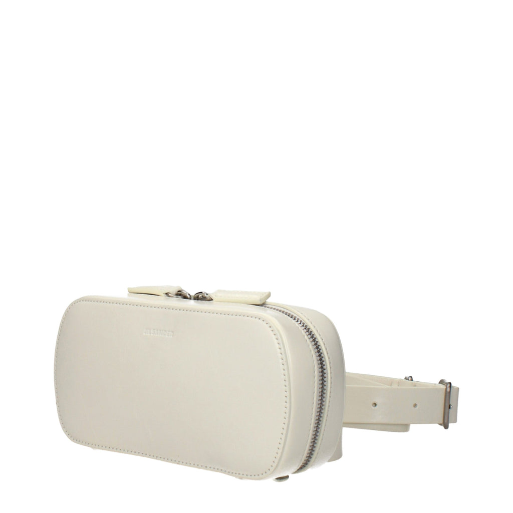 Beige Leather Crossbody Bag