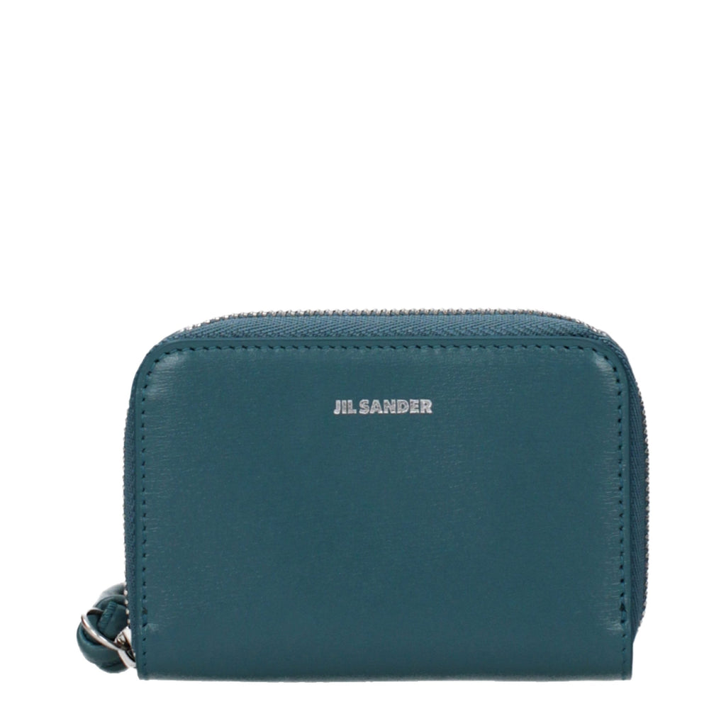 Blue Leather Wallet