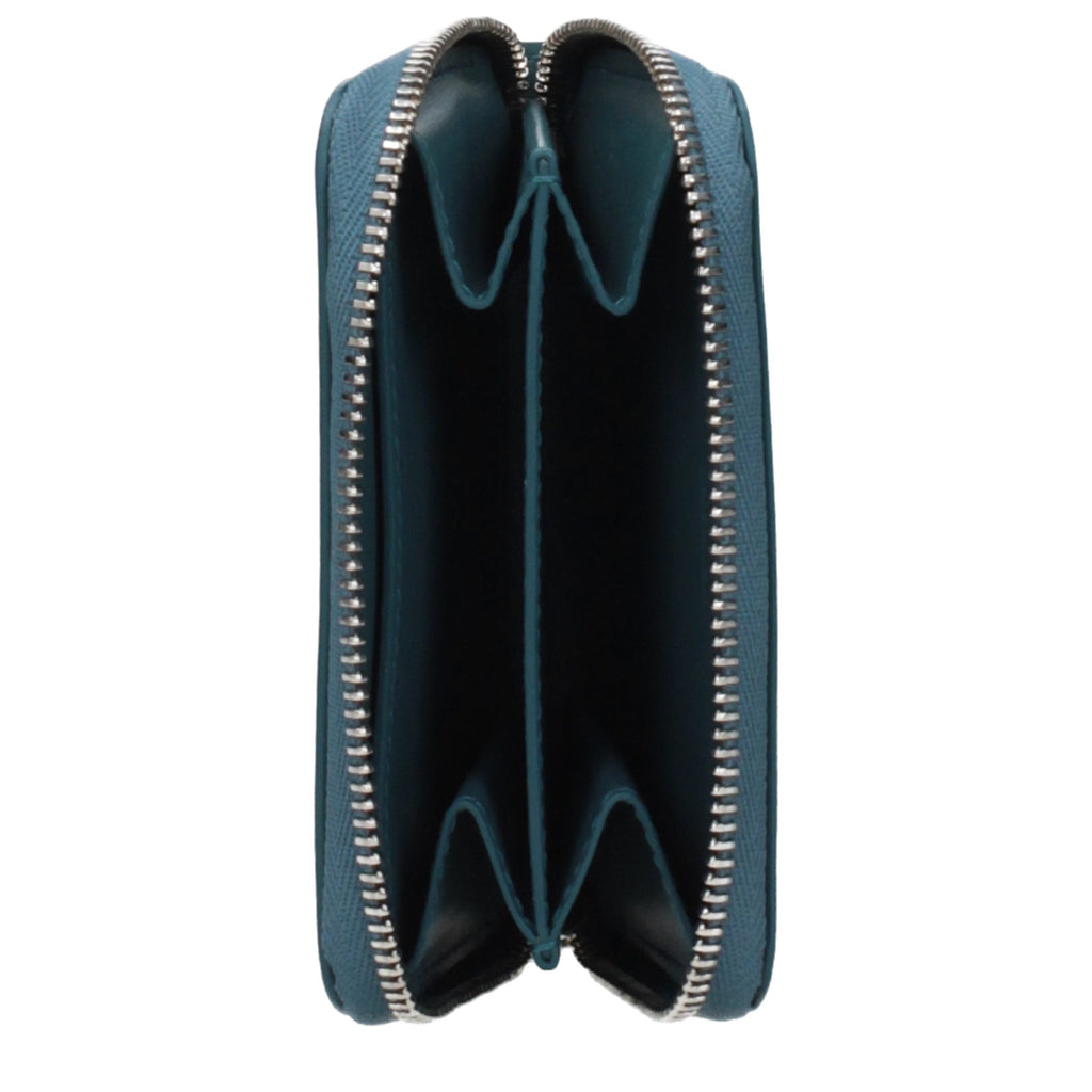 Blue Leather Wallet