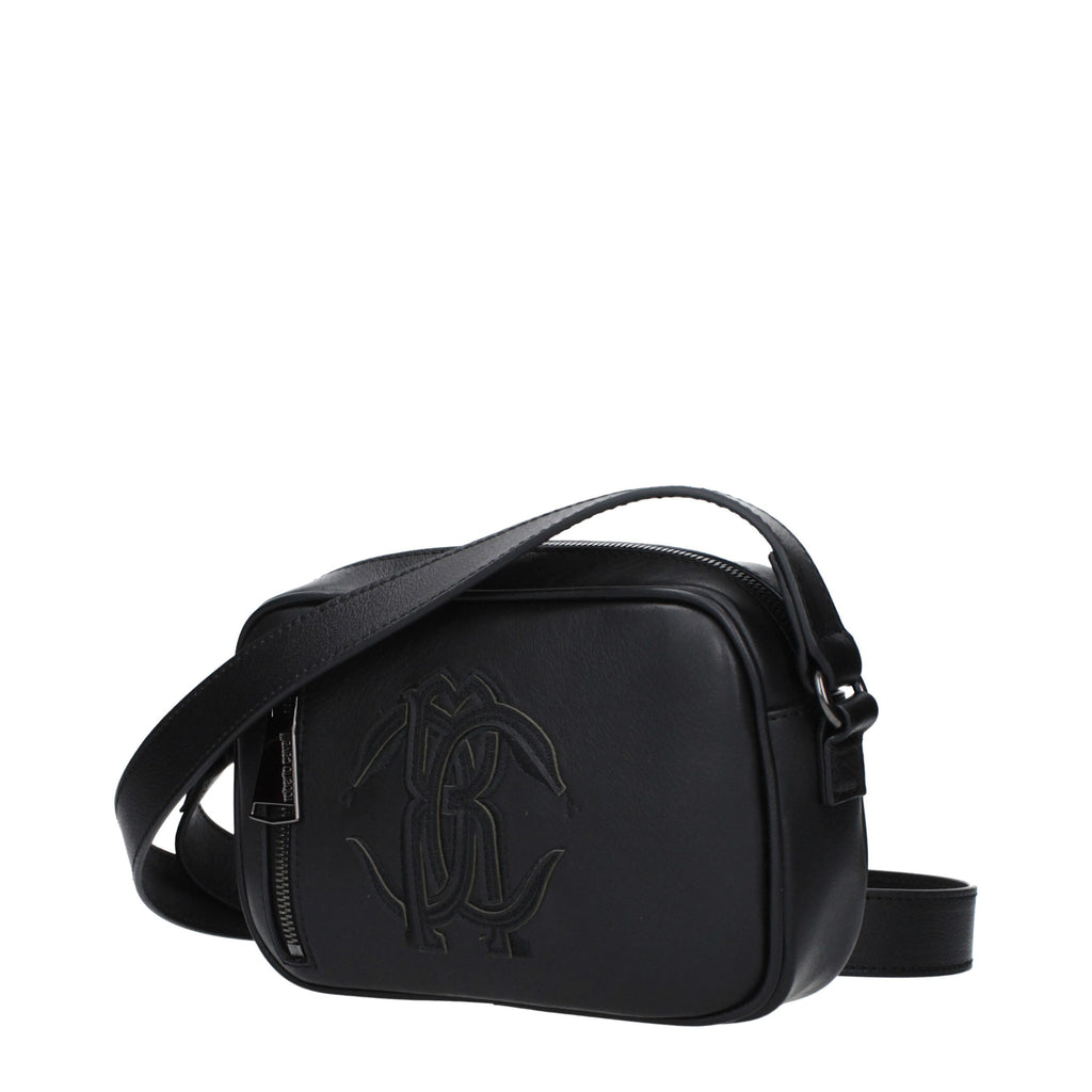 Black Leather Crossbody Bag