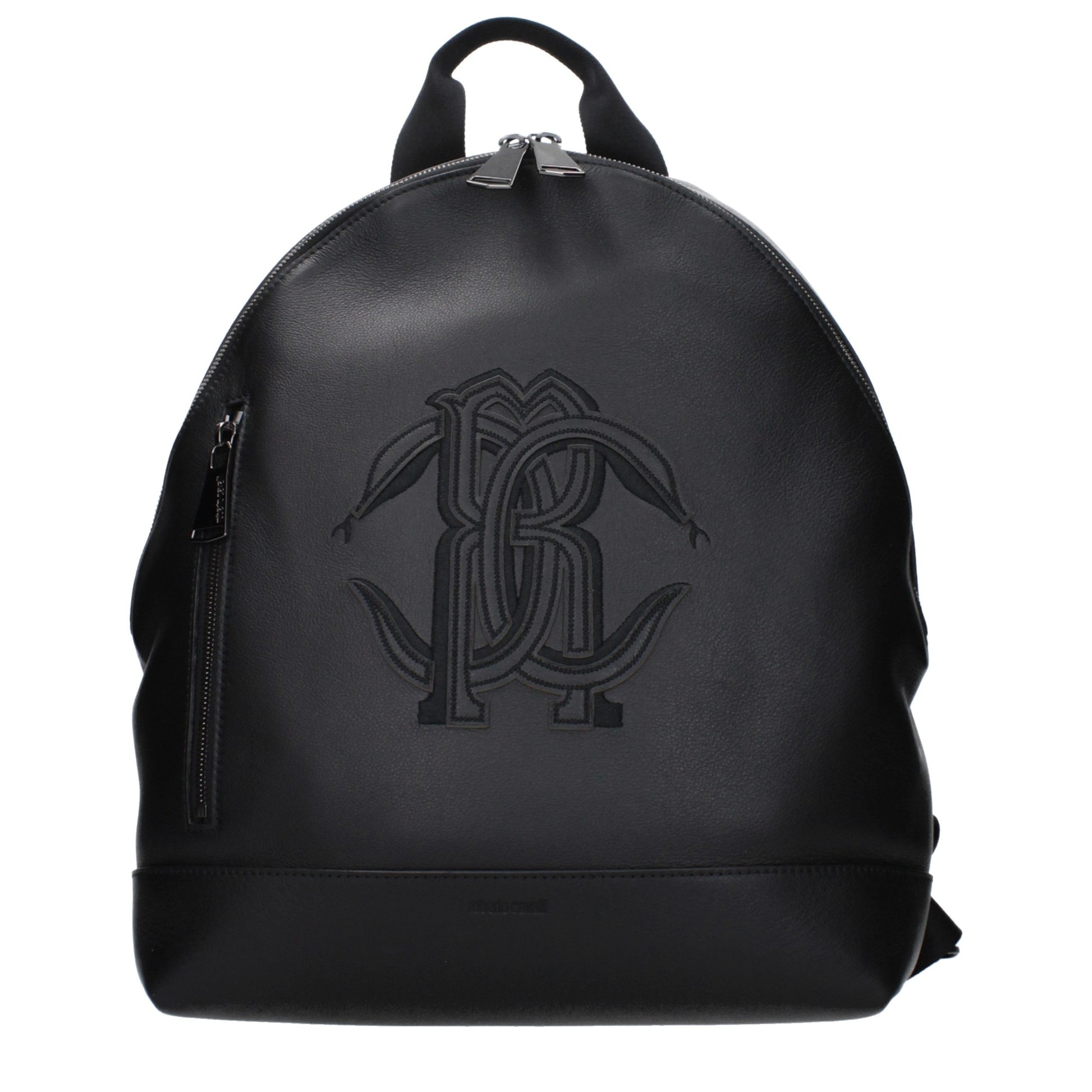 Black Leather Backpack