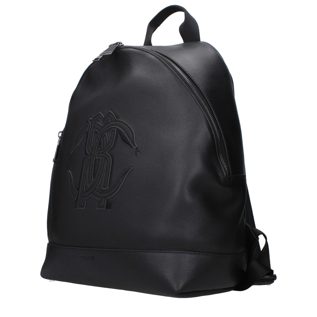Black Leather Backpack