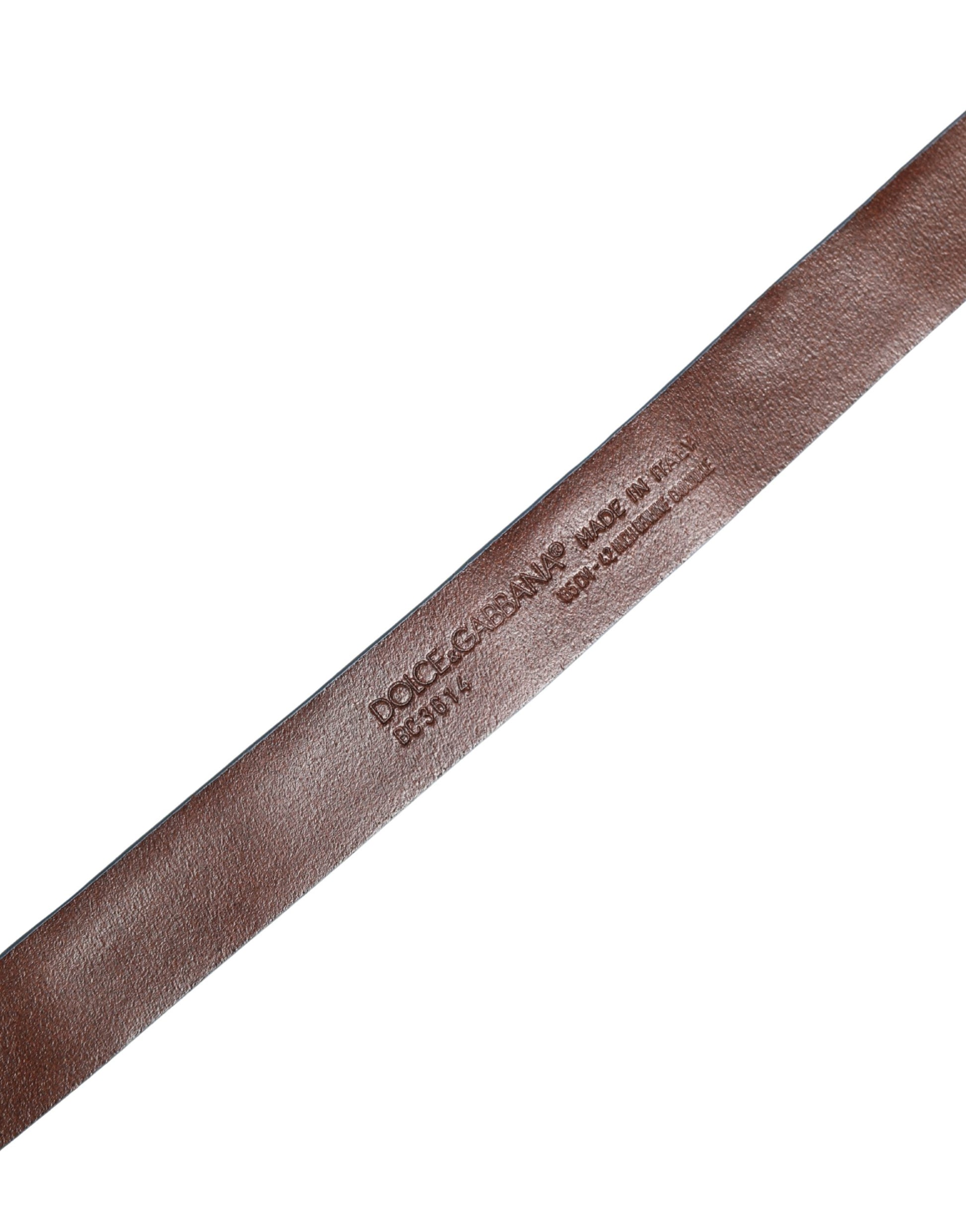 Navy Blue Leather Gold Tone Metal Buckle Belt