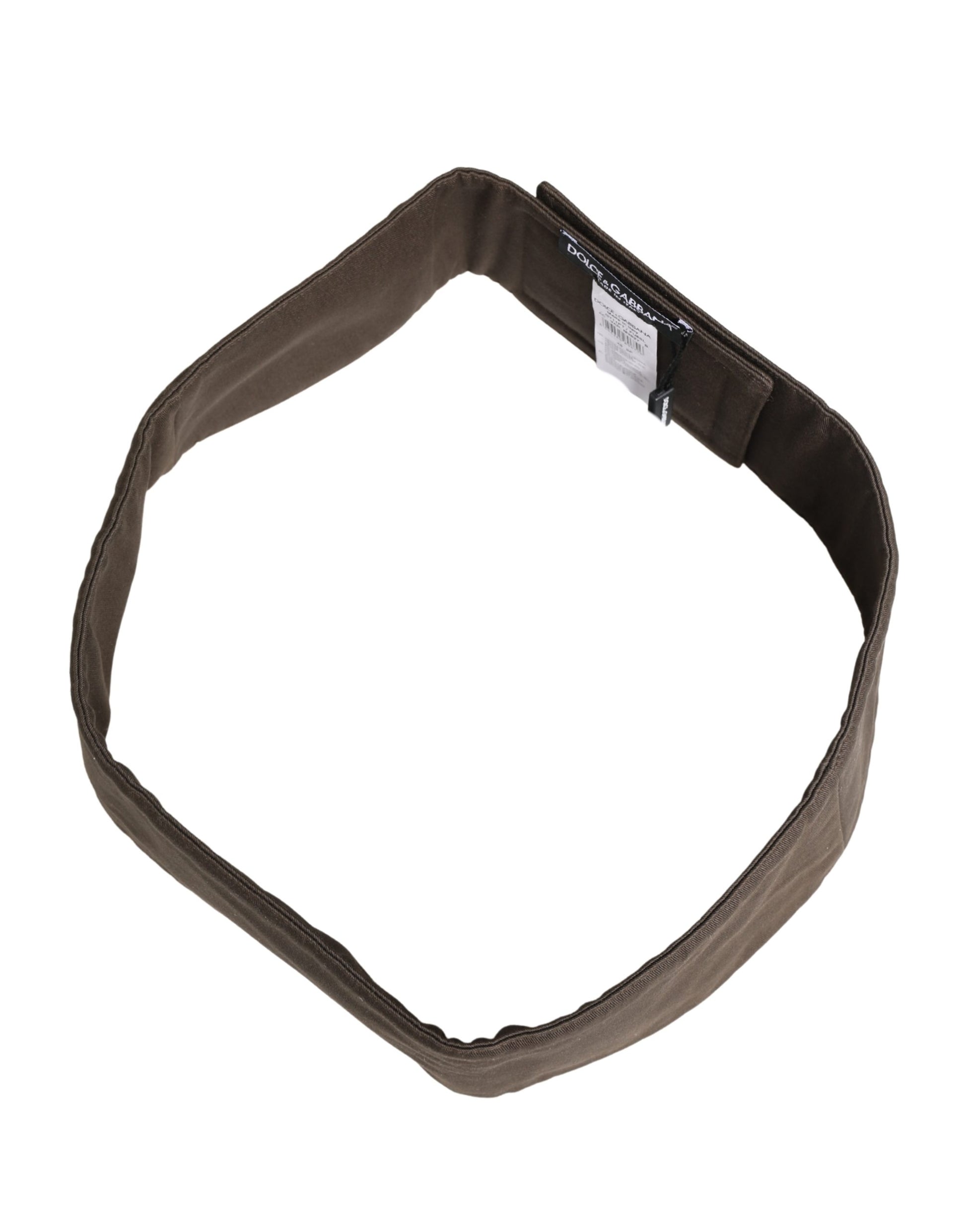 Brown Viscose Wide Belt Waist Cummerband Men