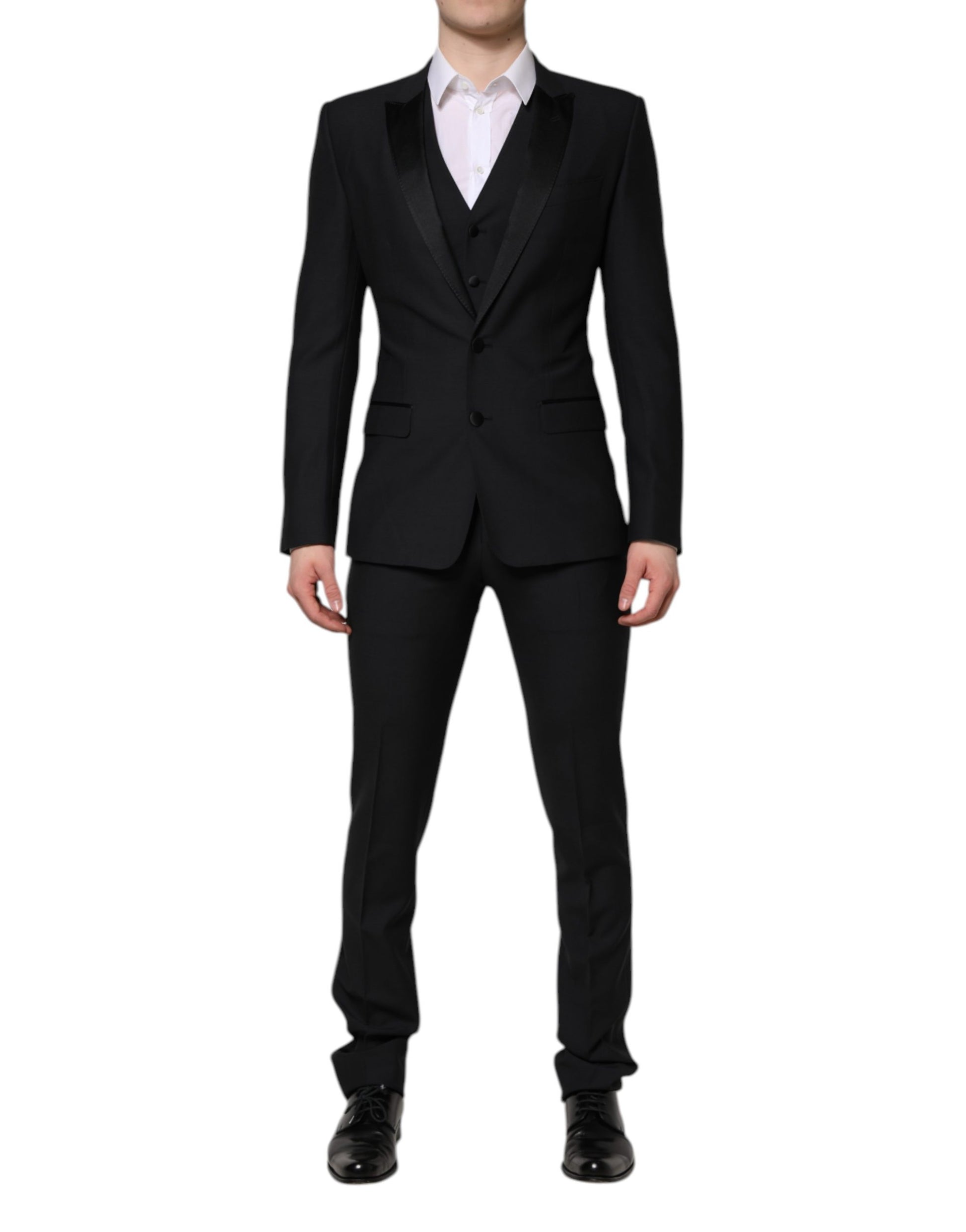 Dark Blue MARTINI 2 Buttons 3 Piece  Suit