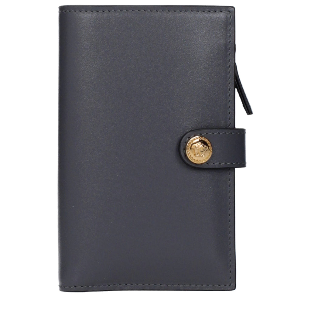 Gray Leather Wallet