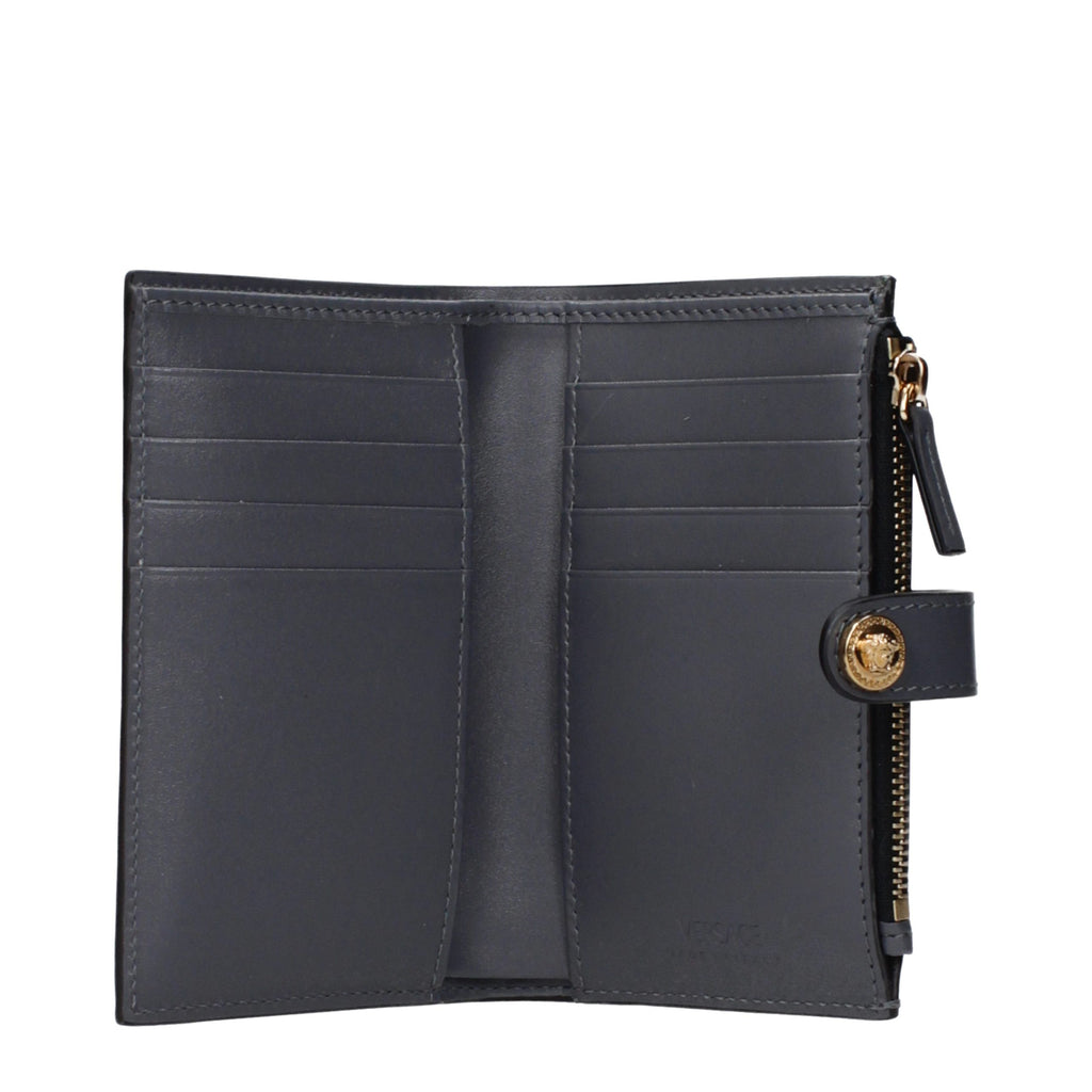 Gray Leather Wallet