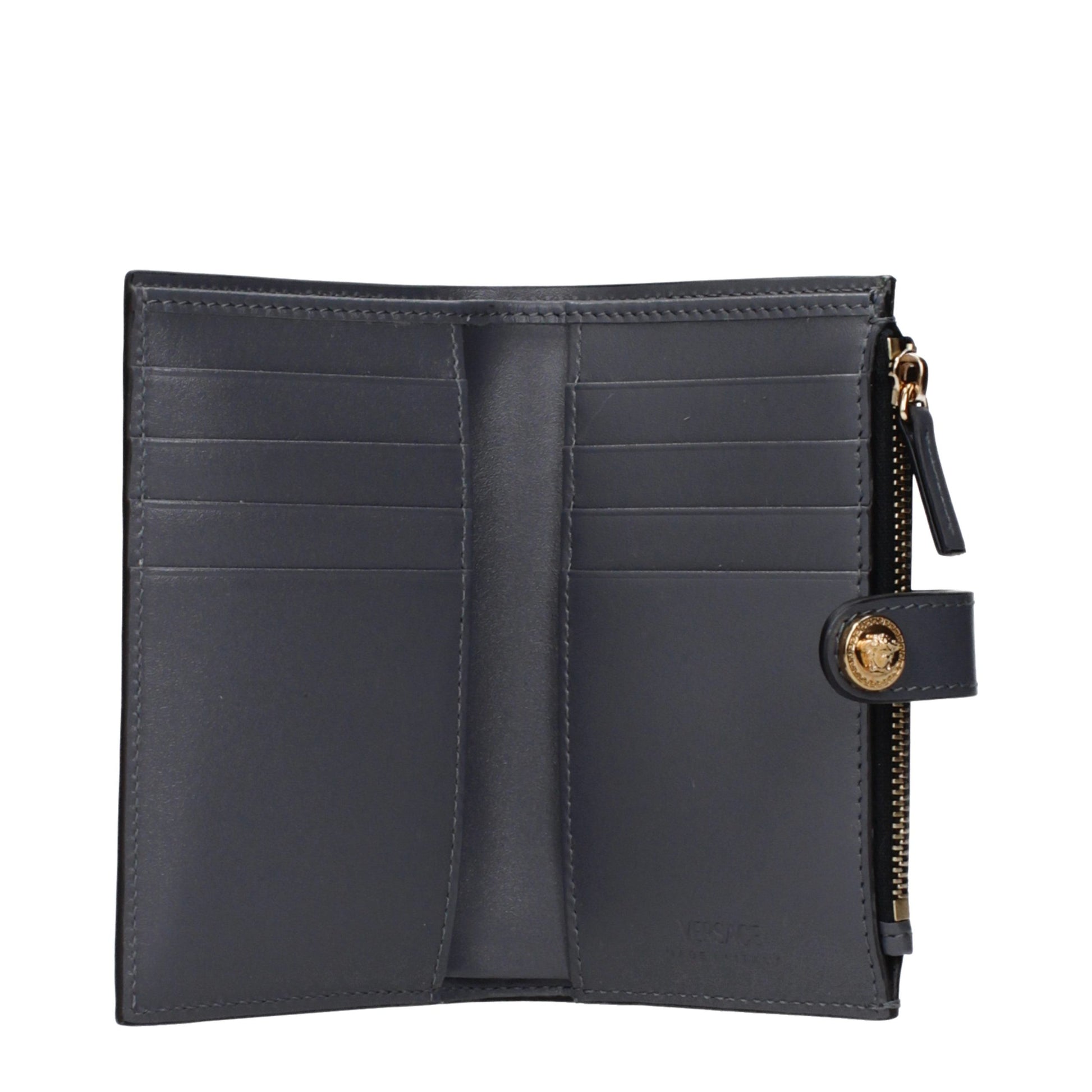 Gray Leather Wallet