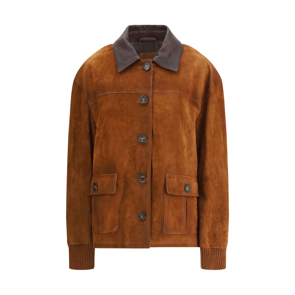 Brown Goatskin Coat