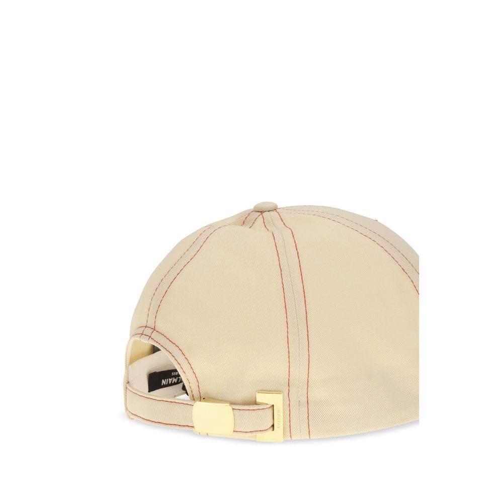 Beige Cotton Cap (Baseball Hat)
