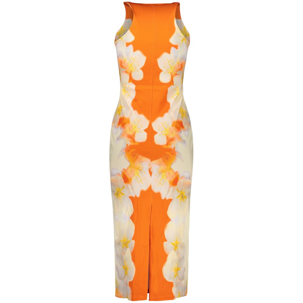 Arancione Viscosa Women Dress