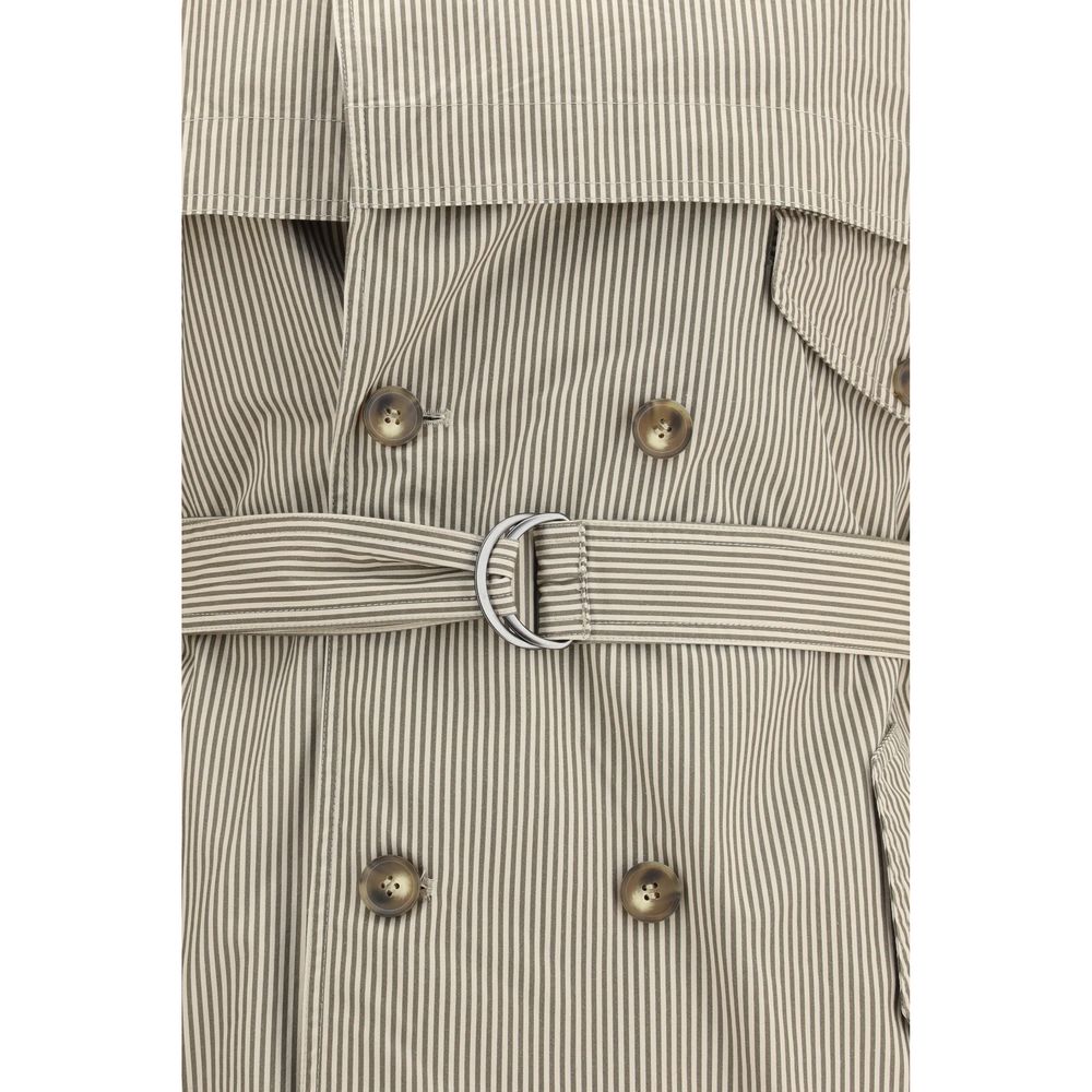 Bicolor Cotton Coat