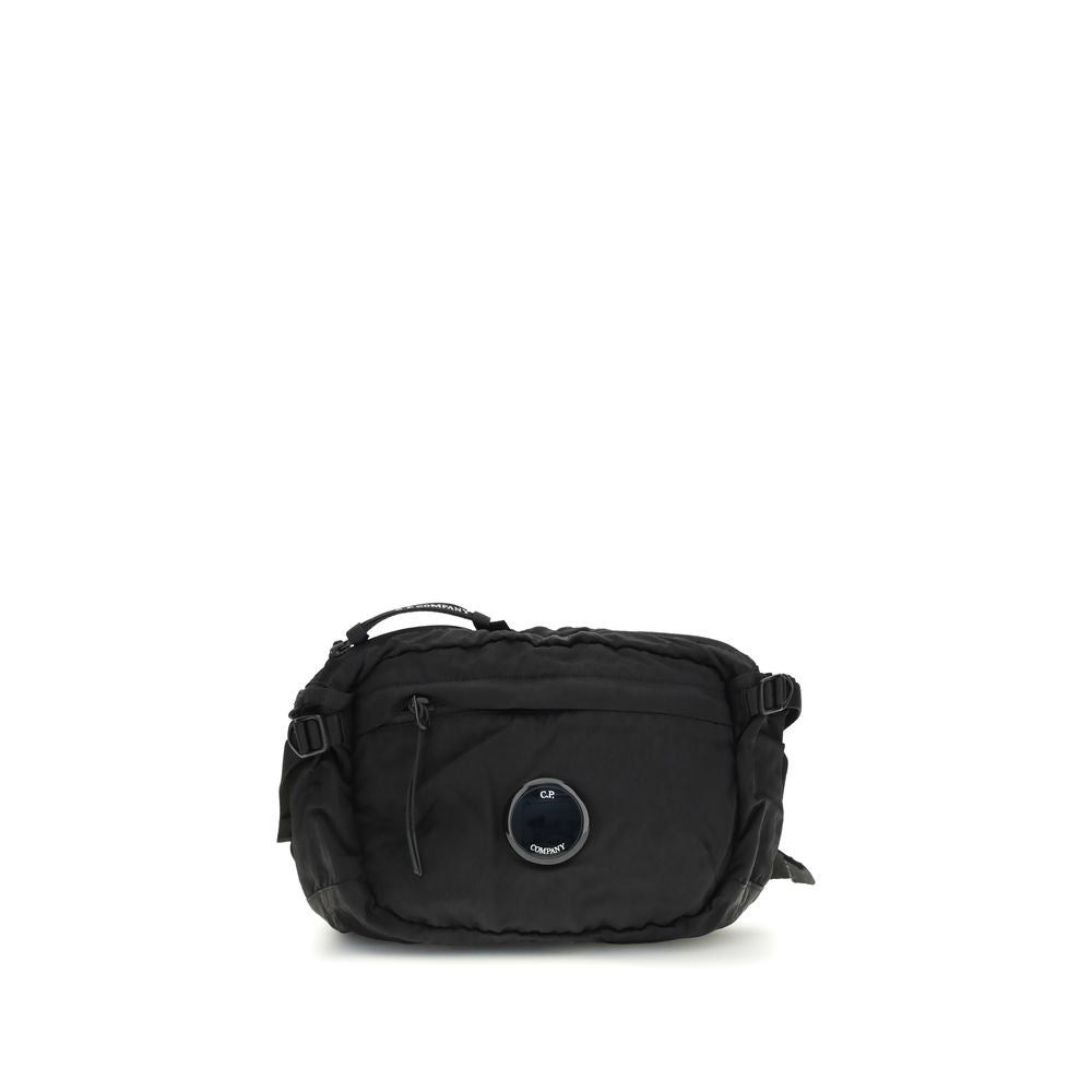 Black Polyamide Shoulder Bag