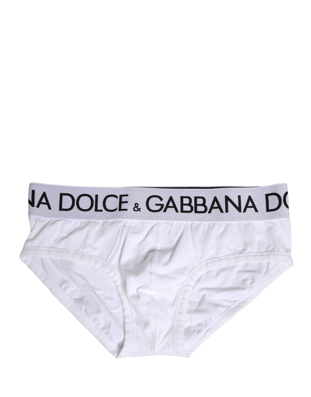 White Cotton Stretch Regular Brief Underwear