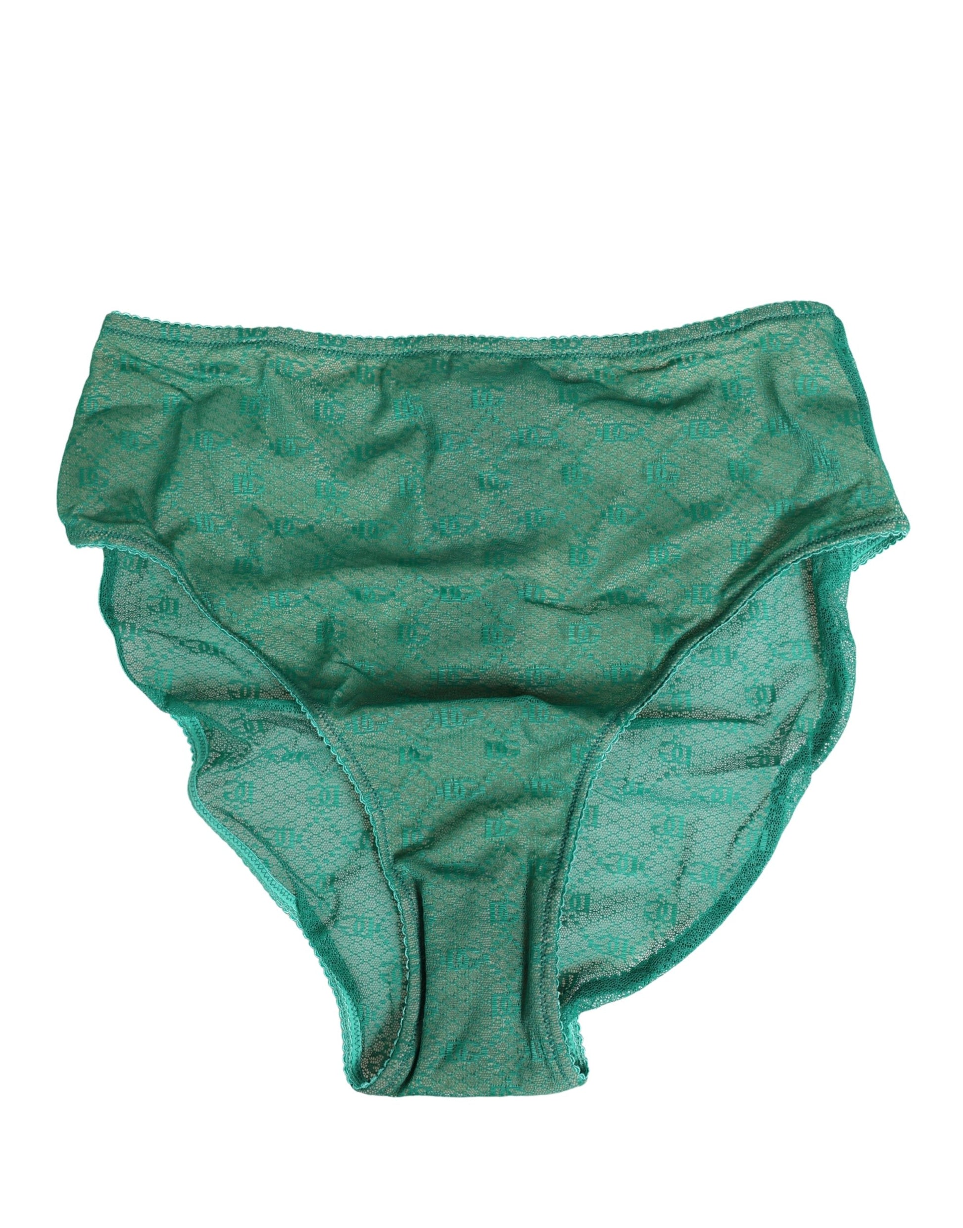 Green Lace Nylon DG Lingerie Panty Brief Underwear