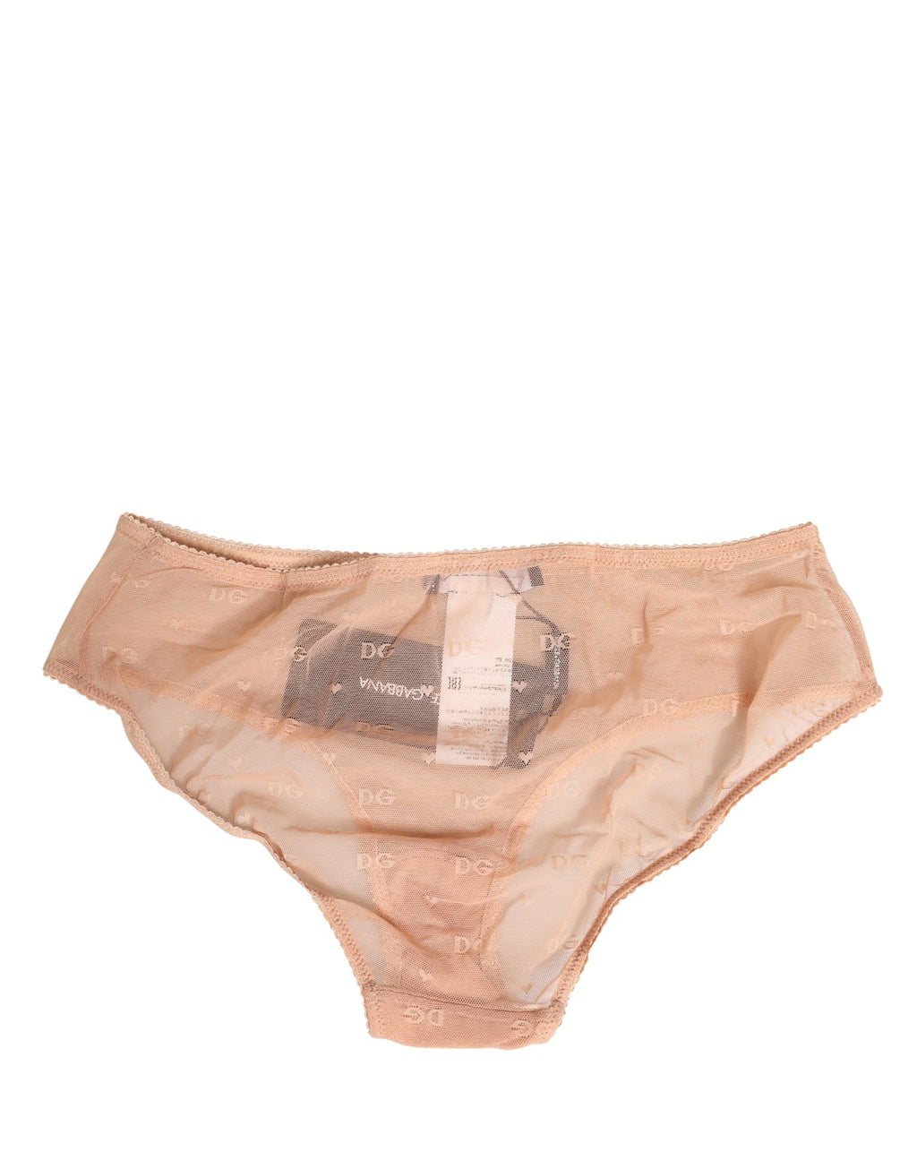 Beige Lace Cheekini Lingerie Panty Brief Underwear