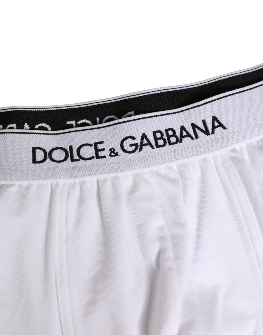 White Cotton Logo Waistband Regular Boxer Underwear