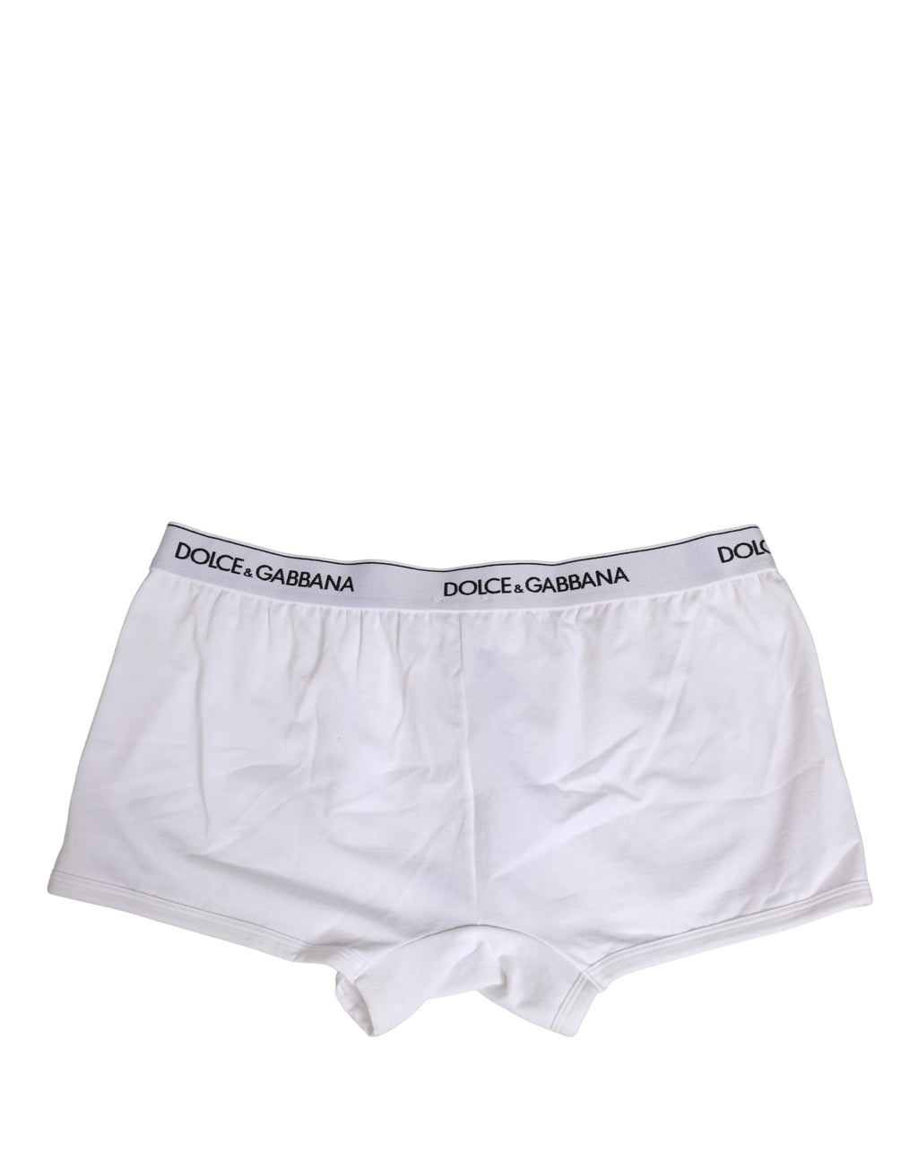 White Cotton Logo Waistband Regular Boxer Underwear