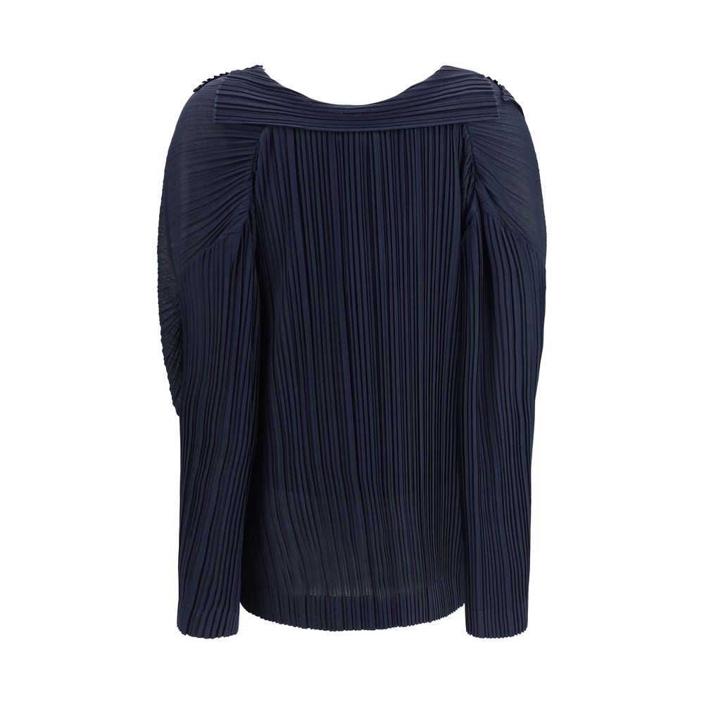 Blue Viscose Blouse