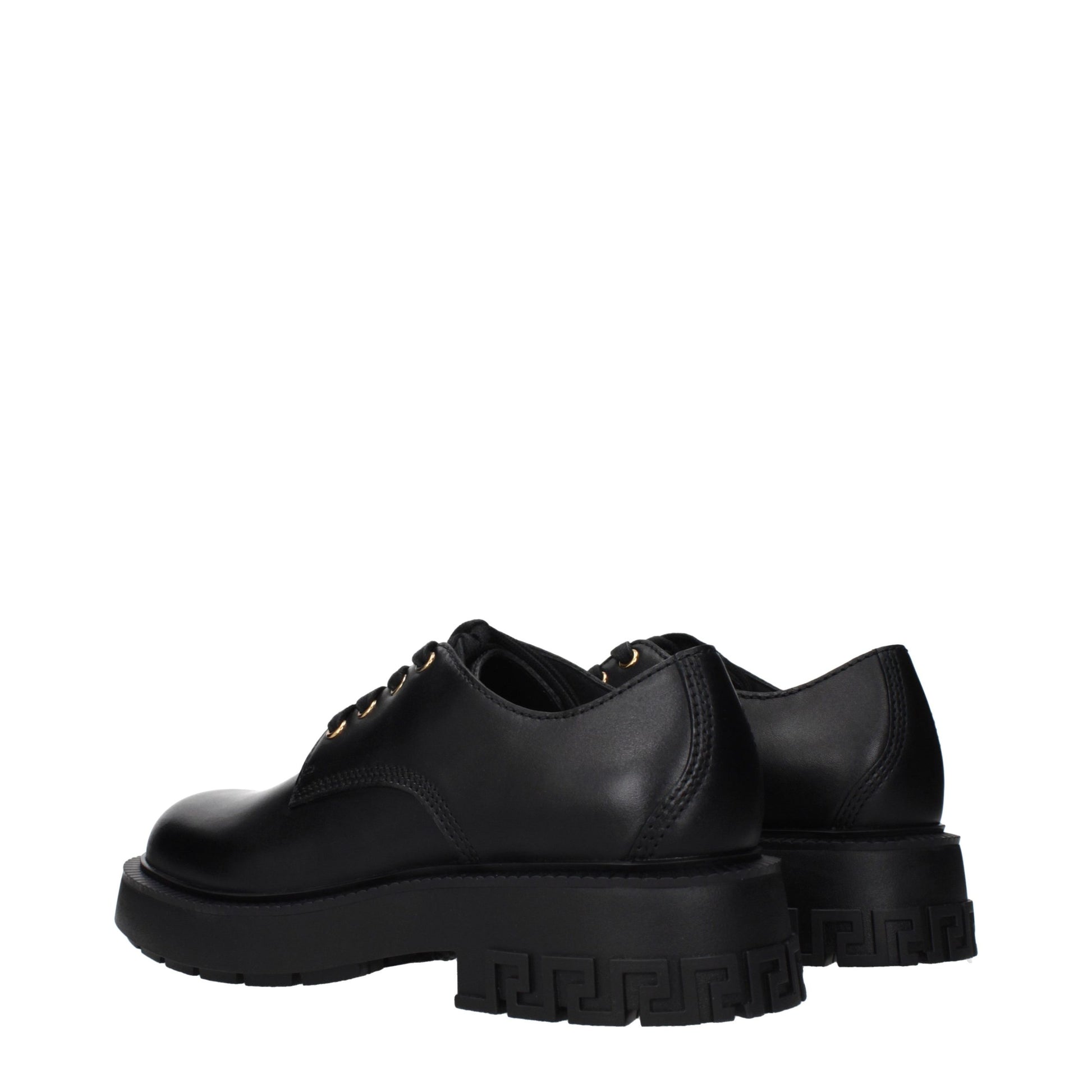 Black Leather Oxfords And Derbies