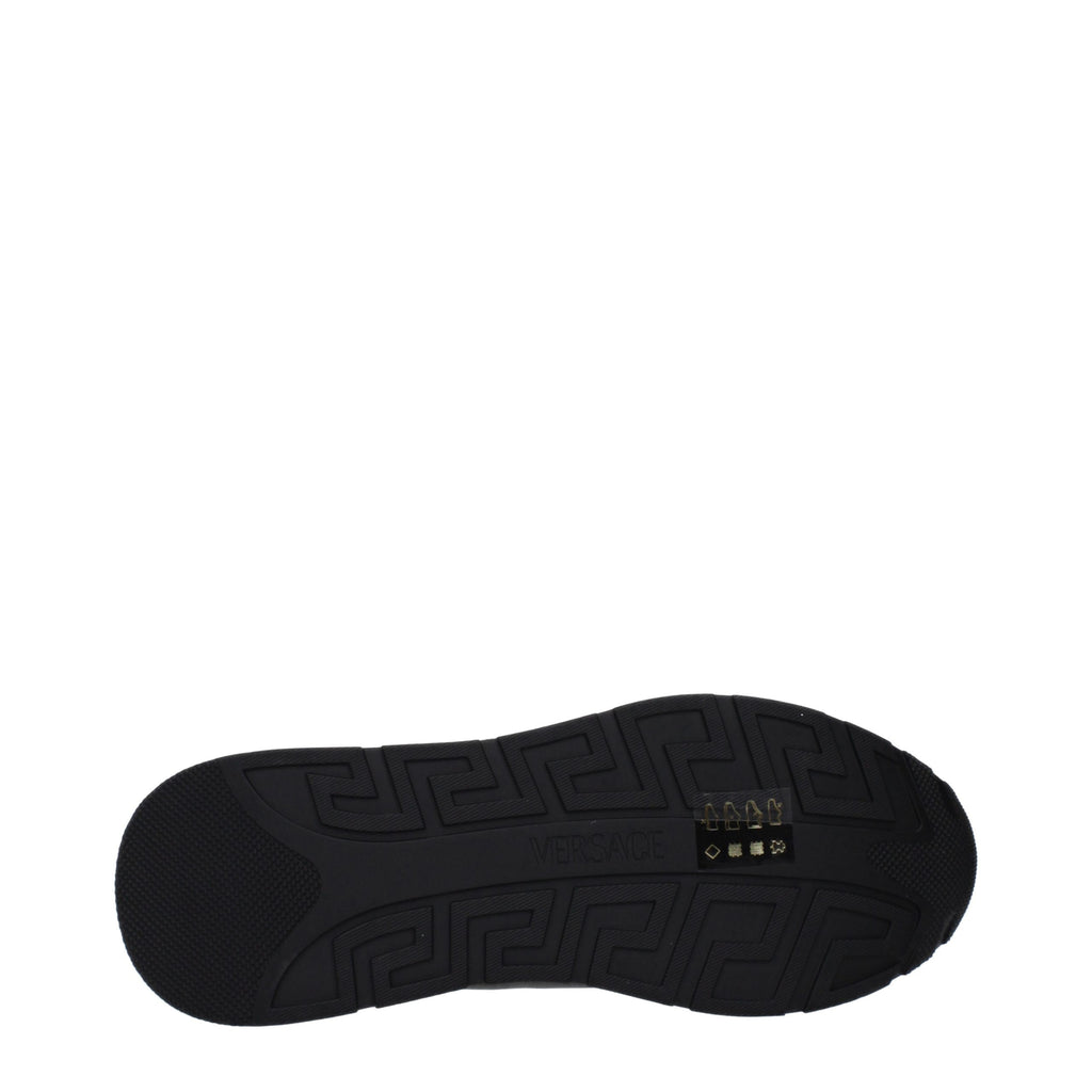 Black Leather Low Top Sneakers