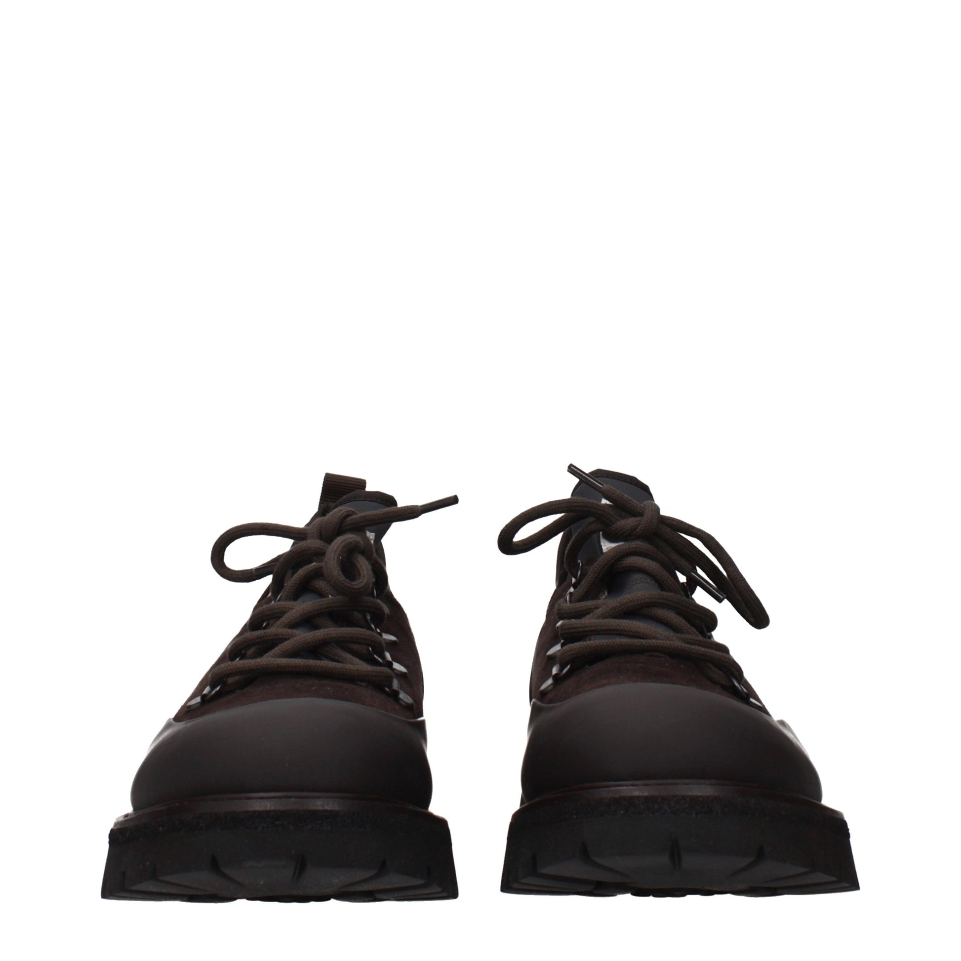 Brown Leather Athletic Sneakers