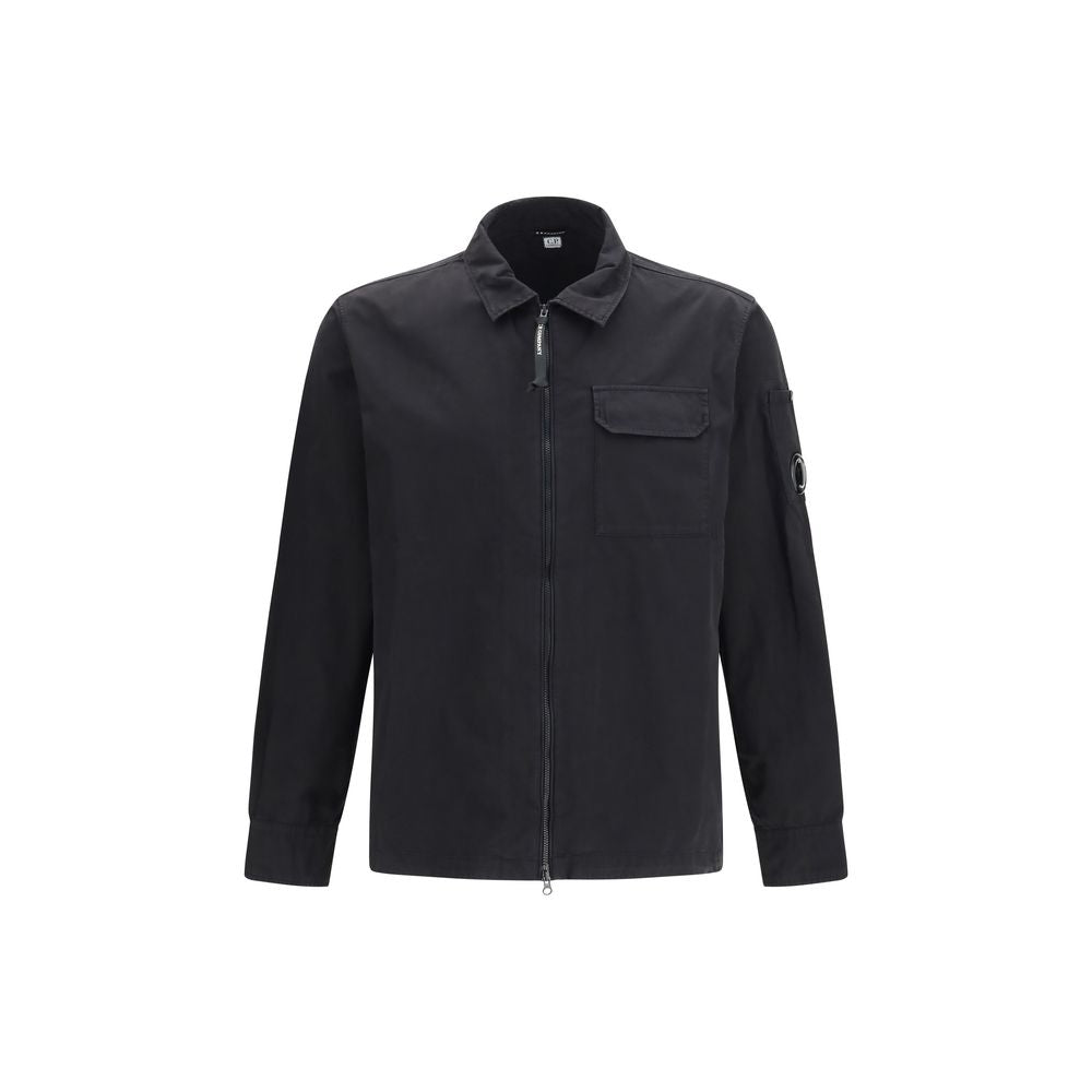 Black Cotton Denim Jacket