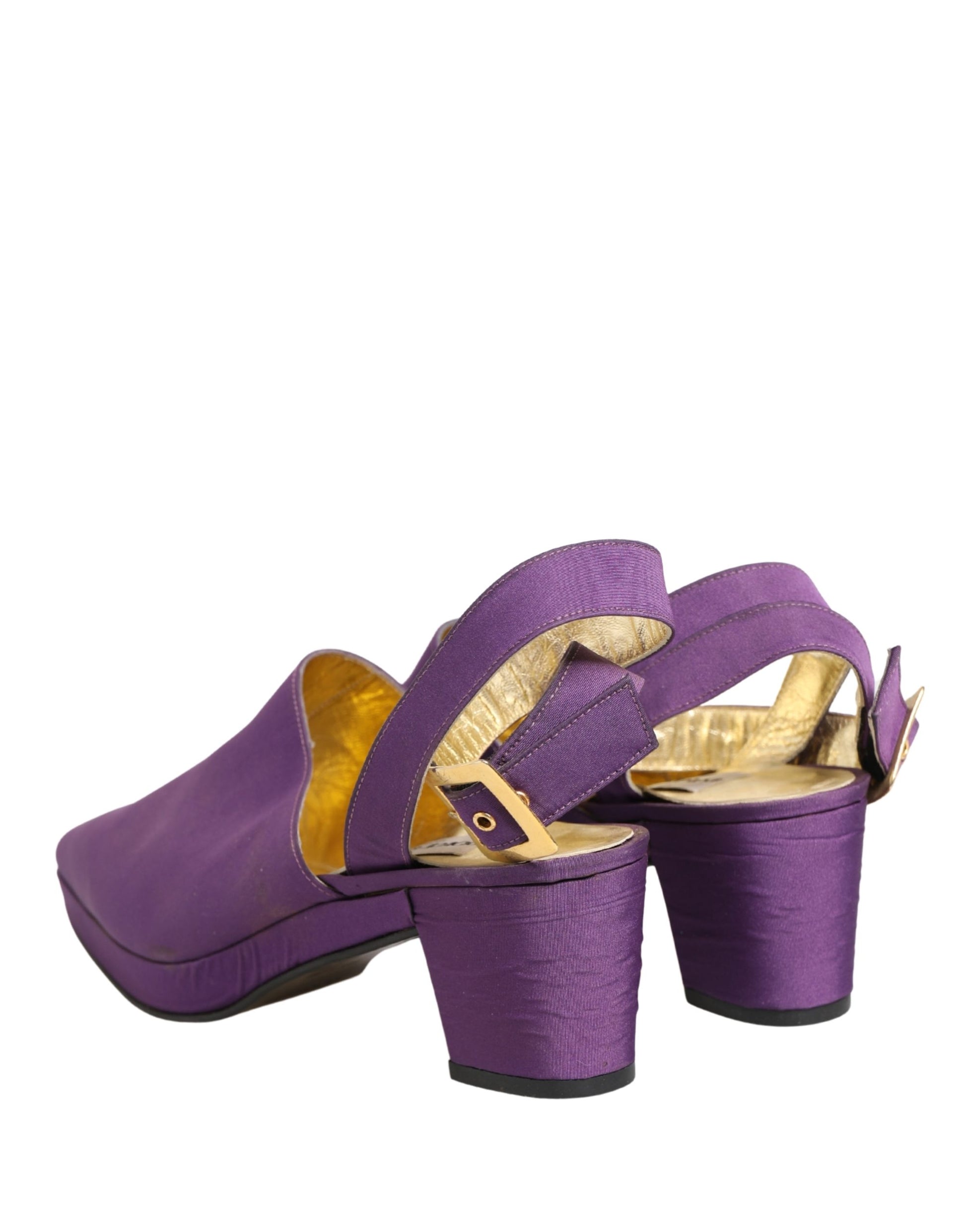 Purple Suede Sandals Shoes