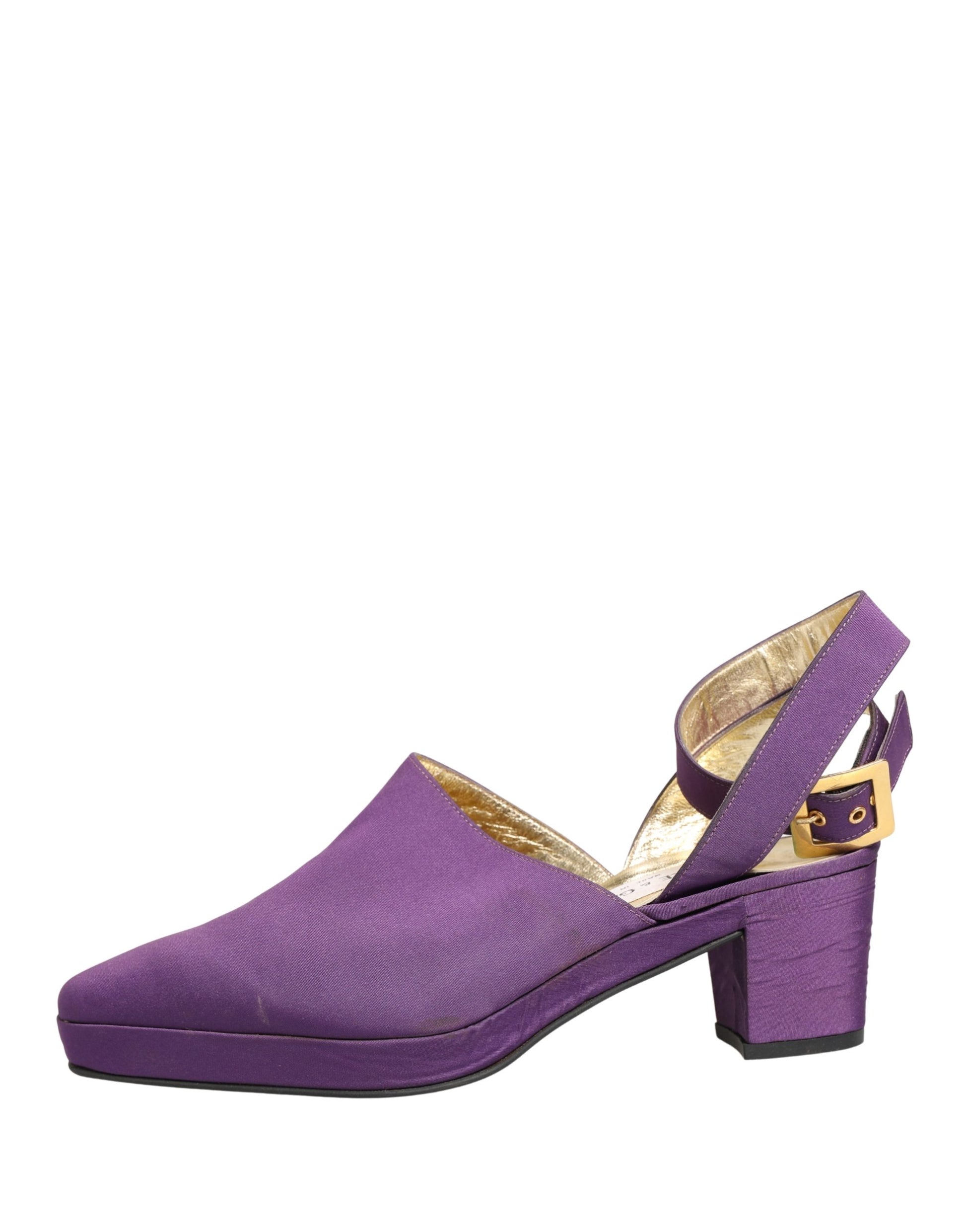 Purple Suede Sandals Shoes