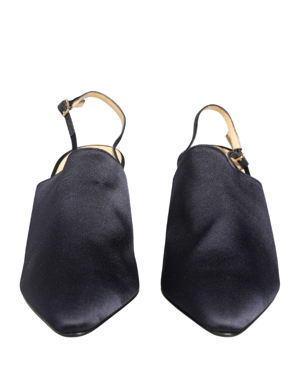 Black Suede Heels Slingbacks Shoes