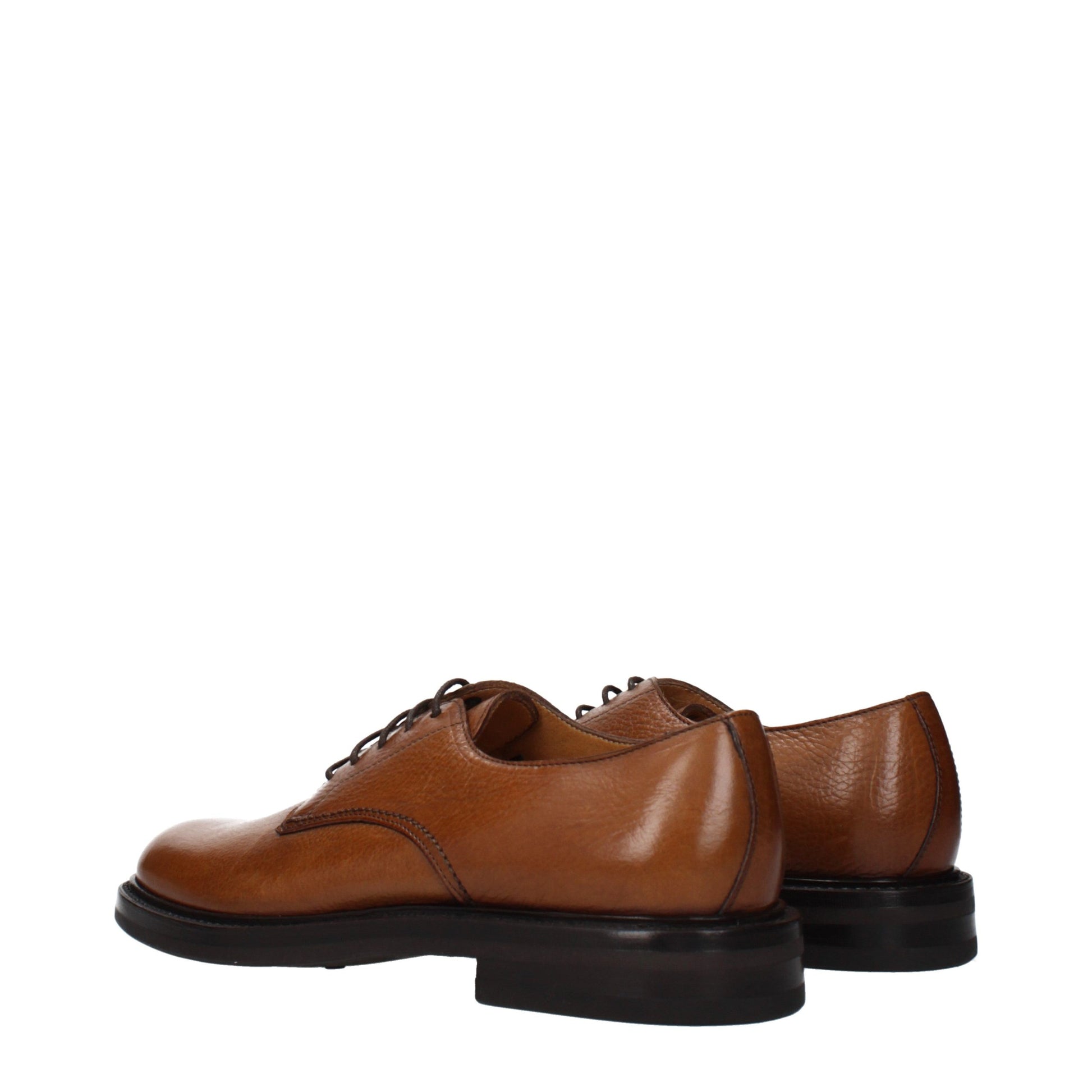 Brown Leather Oxfords And Derbies