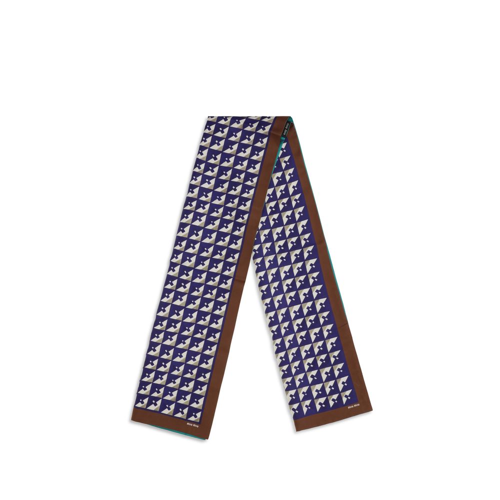 Multicolor Silk Scarf