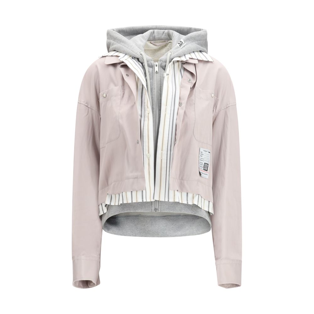 Multicolor Rayon Jackets And Coat
