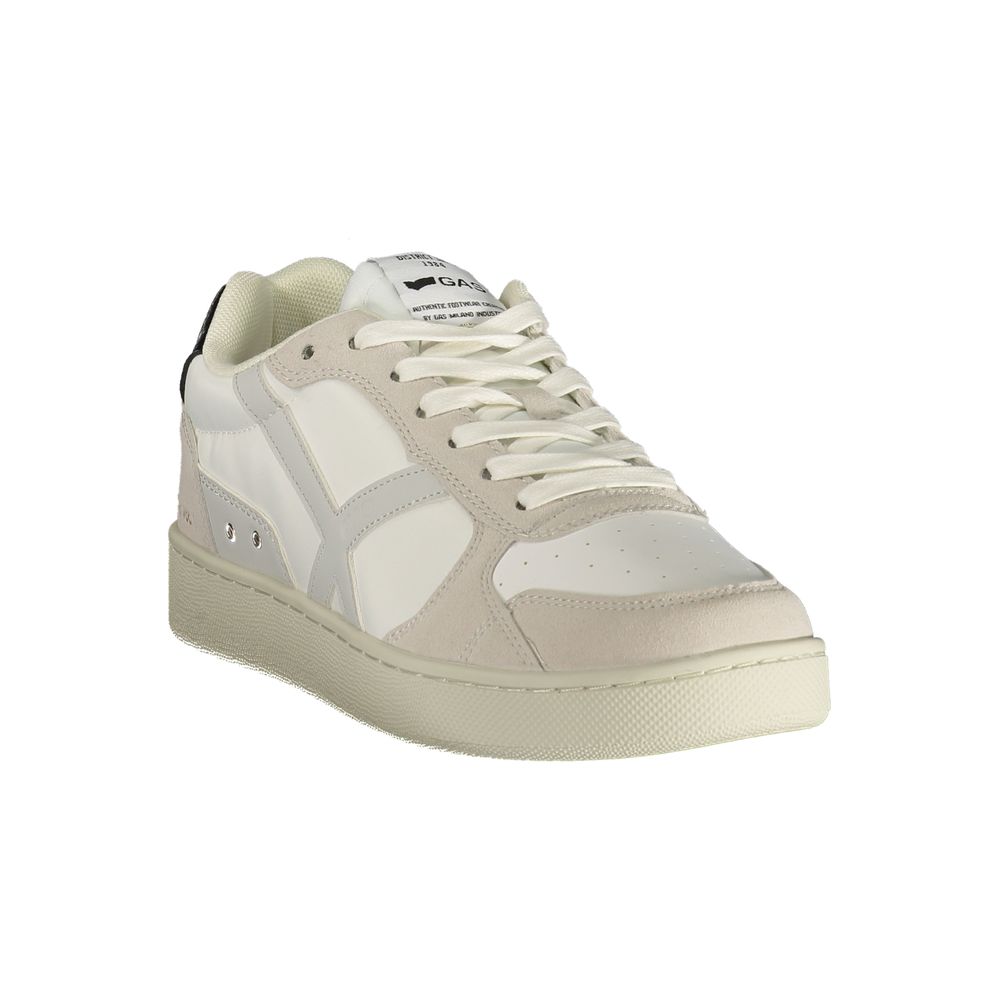 Bianco Polyester Men Sneaker