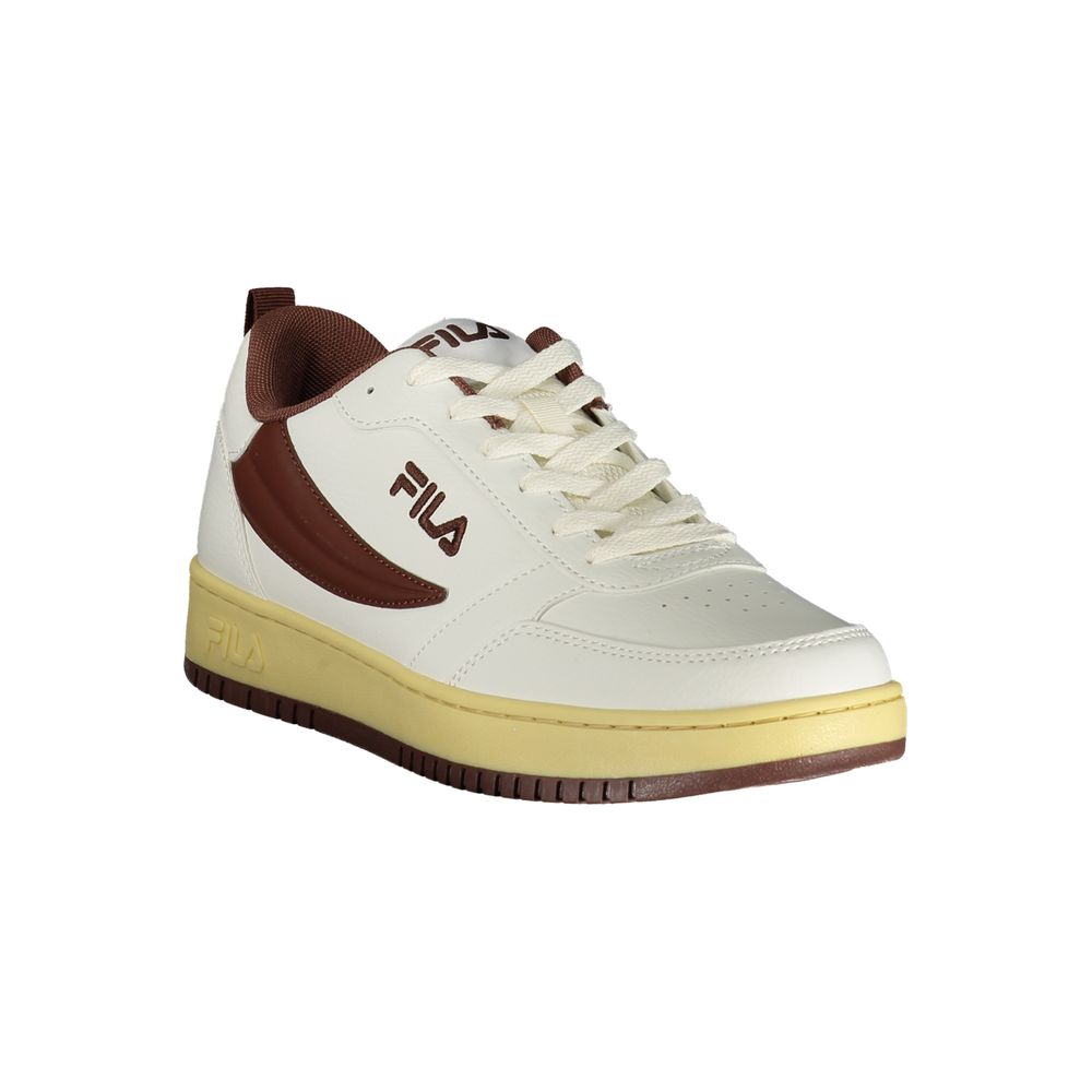 Bianco Poliuretano Uomo Sneaker