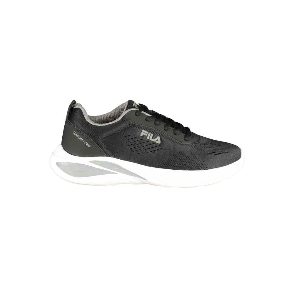 Nero Polyurethane Men Sneaker