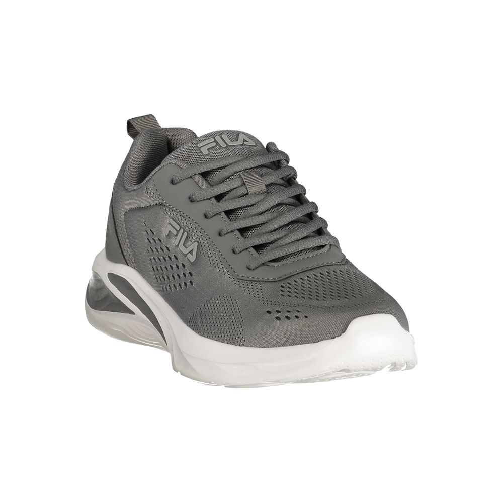 Grigio Poliestere Men Sneaker