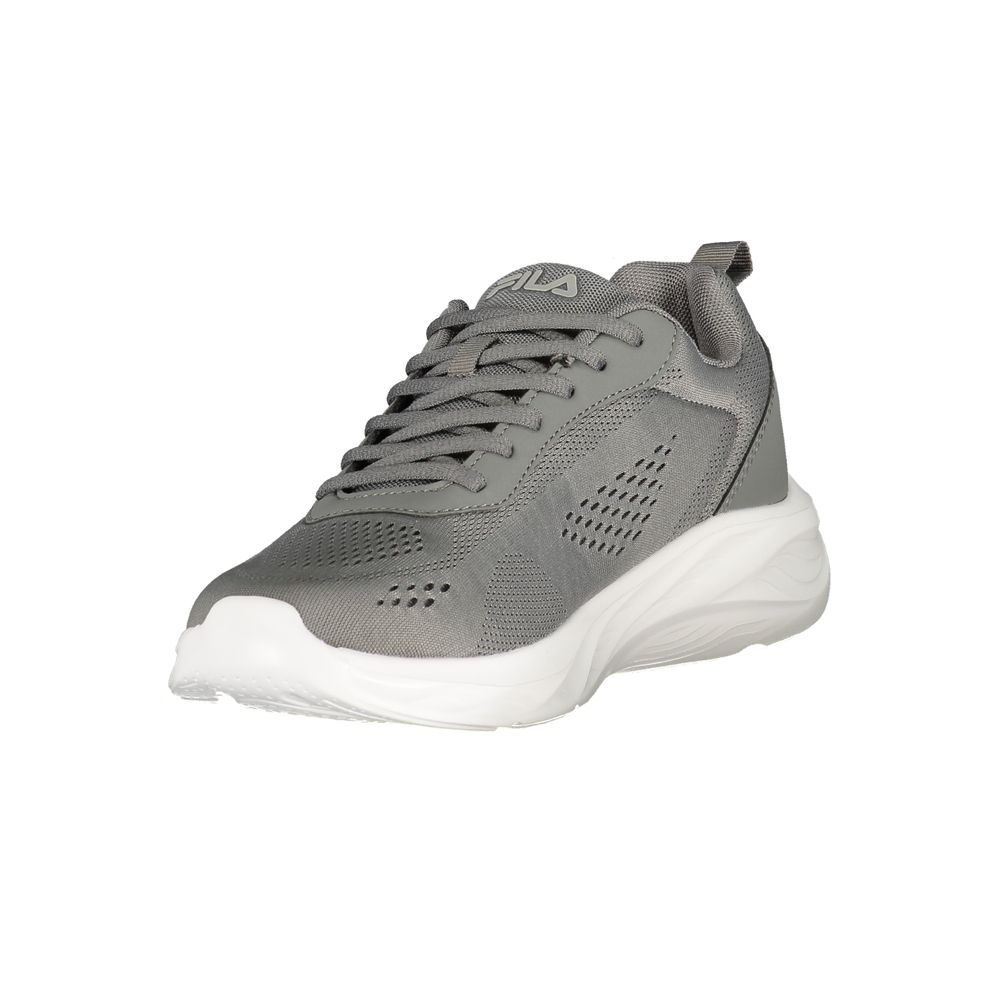 Grigio Poliestere Men Sneaker