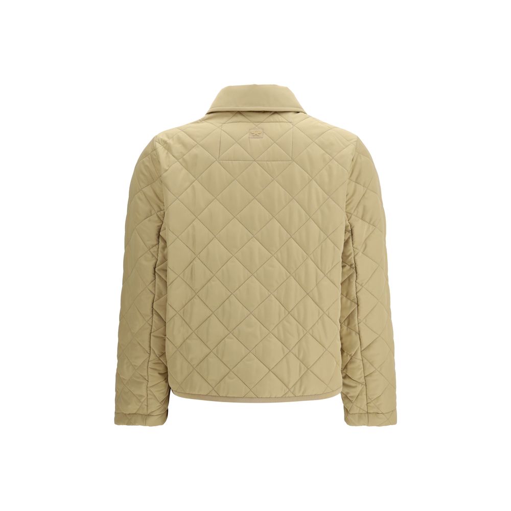 Beige Polyester Coat