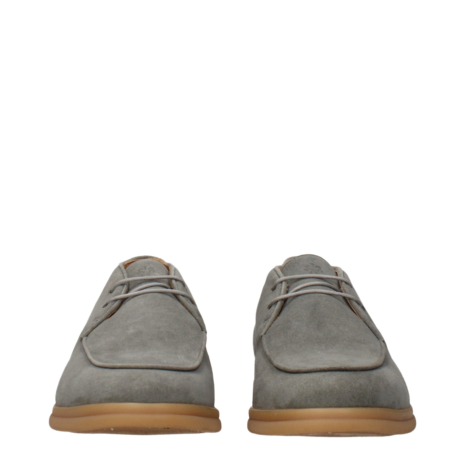 Green Leather Lace-Up Boots