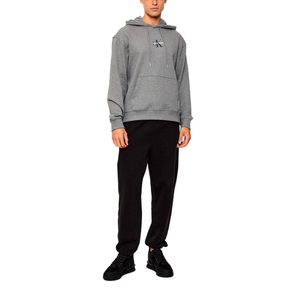 Gray Cotton Hoodie