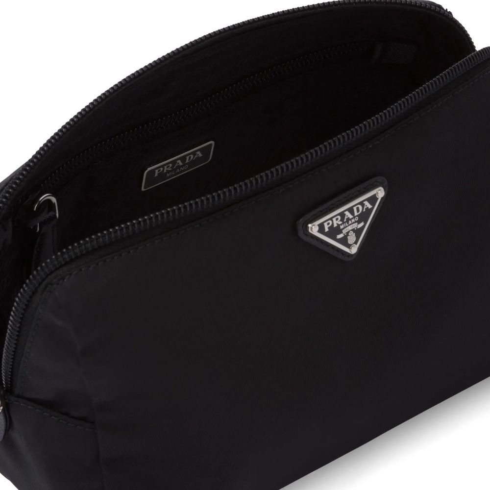 Black Nylon Handbag