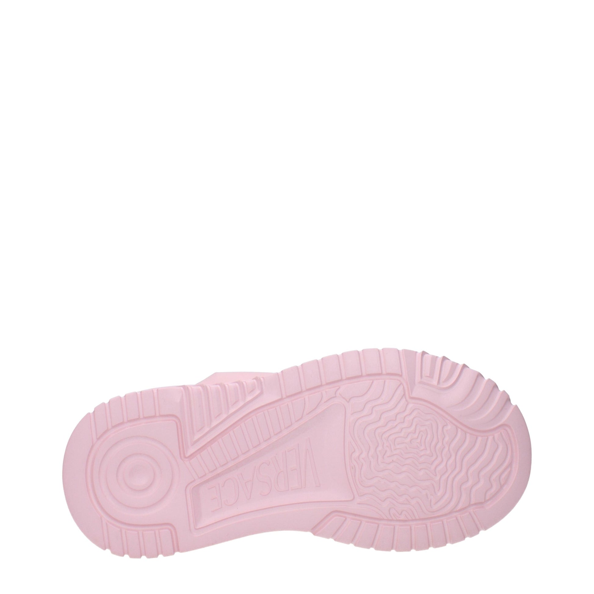Pink Leather Chunky Sneakers